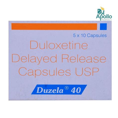 Duloxetine Duzela Capsule Mg Mg Mg Mgmg At Rs Stripe New