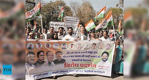 Adani Cong Stages Stir Against Adani Modi In Dists Ranchi News