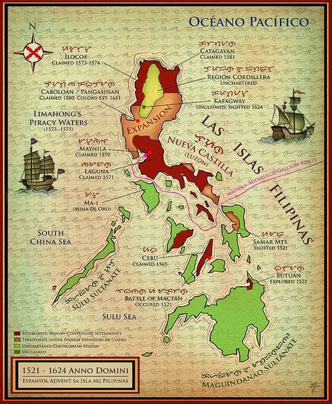 Map Of The Philippines During Spanish Advent Circa Ad Sexiz Pix