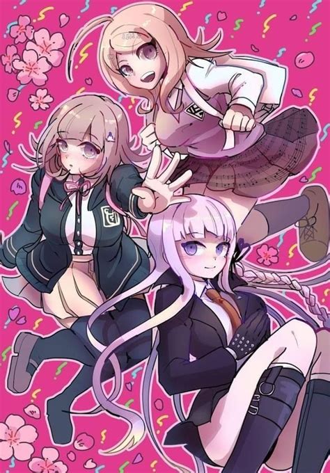 Three best girls in Danganronpa is here (by くさかべまさき) : r/danganronpa