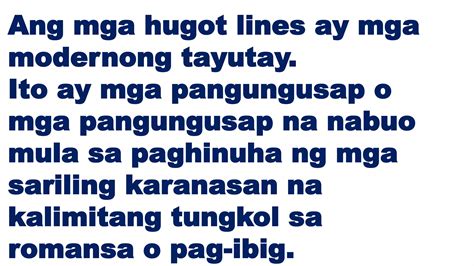 Hugot Lines Ppt