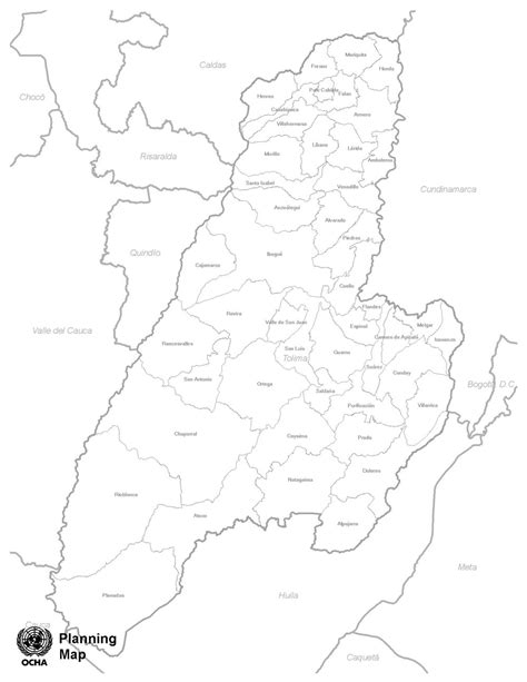 Mapa Mudo Del Tolima Tama O Completo Gifex