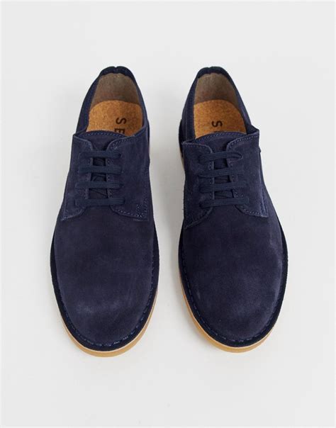 Selected Homme Suede Derby Shoes, $50 | Asos | Lookastic