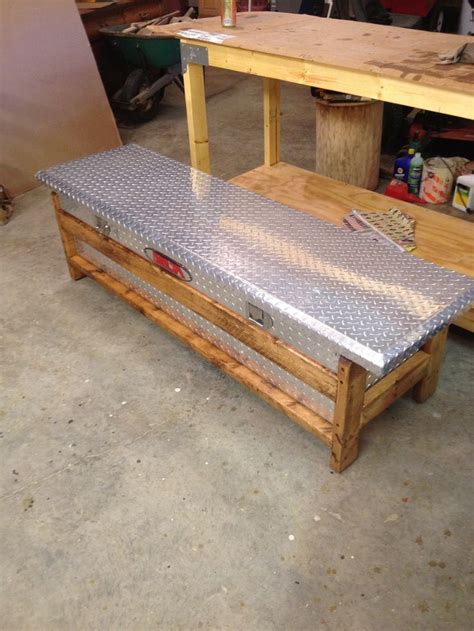 Storage Bench Truck Tool Box Diy Furniture