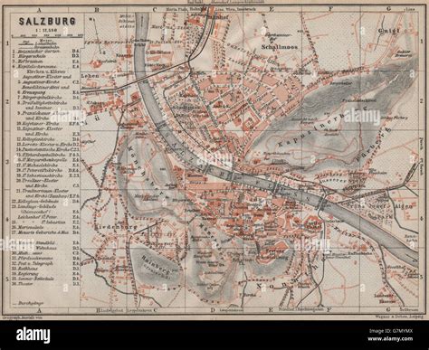 Salzburg City Map Printable