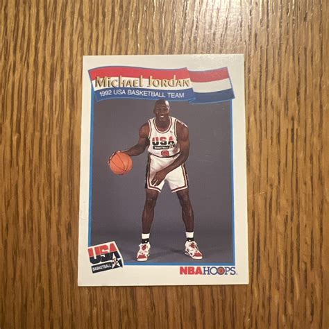 Michael Jordan Dribble Nba Hoops Usa Olympic Dream Team Basketball