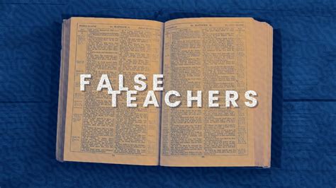 False Teachers Youtube