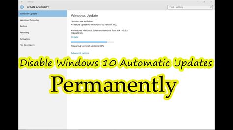 How To Stop Windows Updates Permanently Disable Windows Update