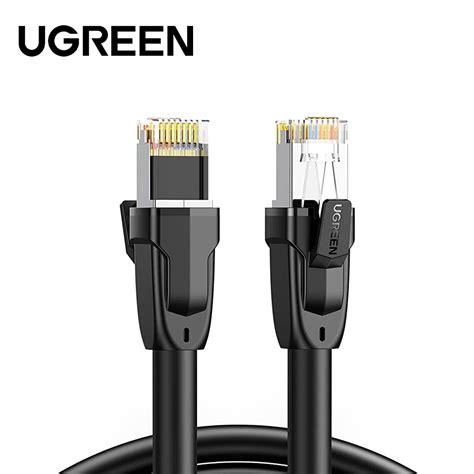 Ugreen Cat S Ftp Round Lan Cable Pure Copper M Black