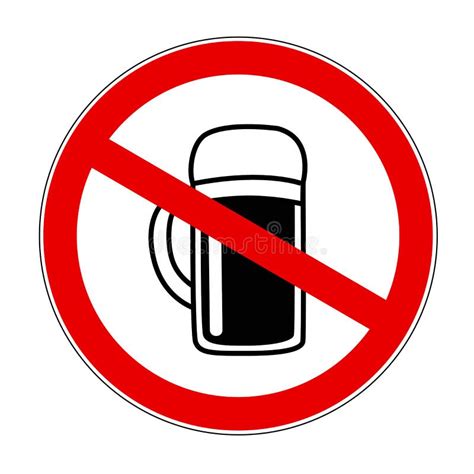 Alcohol Is Forbidden Glass Bottle Icons Set Stop Alcohol Icon Vector