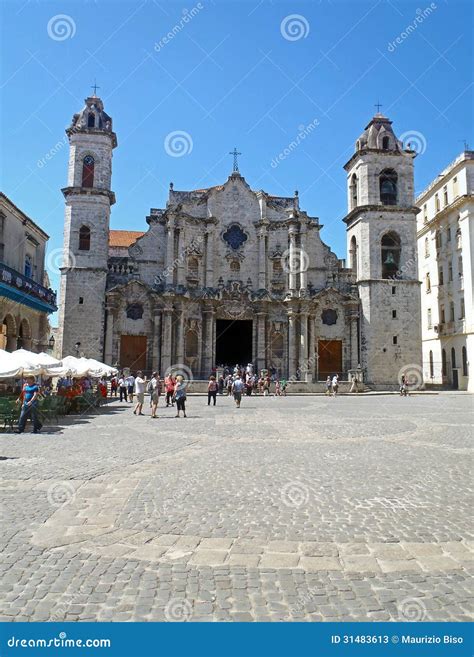 San Cristobal in Cathedral Square Editorial Stock Photo - Image of ...