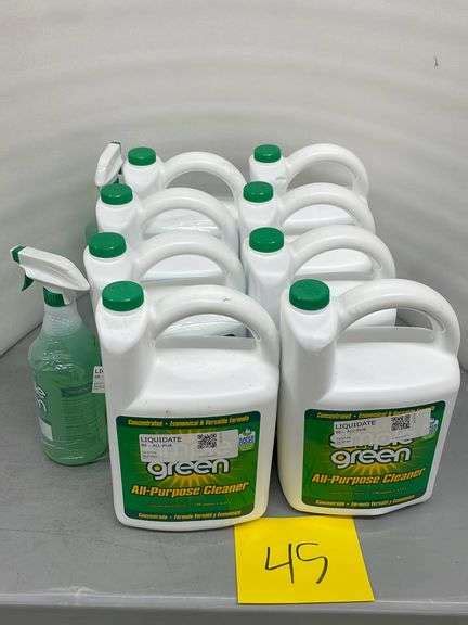 8 JUGS OF SIMPLE GREEN CLEANER W 2 BOTTLES Earl S Auction Company