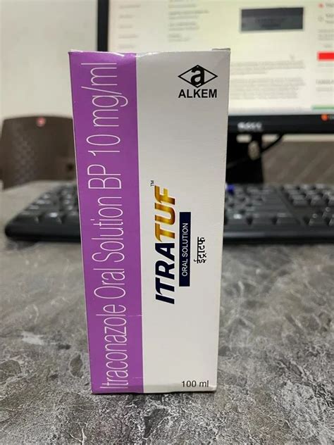 Itratuf Itraconazole Oral Solution 10mg Ml 1 Bottle Per Pack