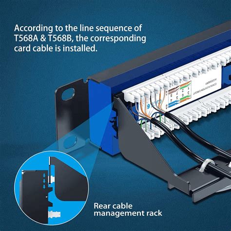 Buy Octide Port Cat Patch Panel U Inch Rack Mount Or Wall