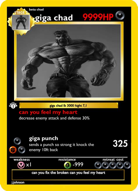 Giga Chad Pokecardmaker