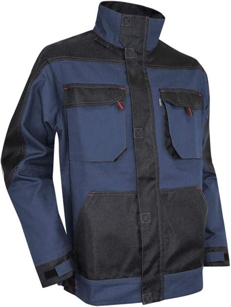 Lma Lebeurre Blouson De Travail Bicolore Col Montant Multipoche