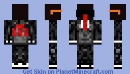 black suit villager Minecraft Skin