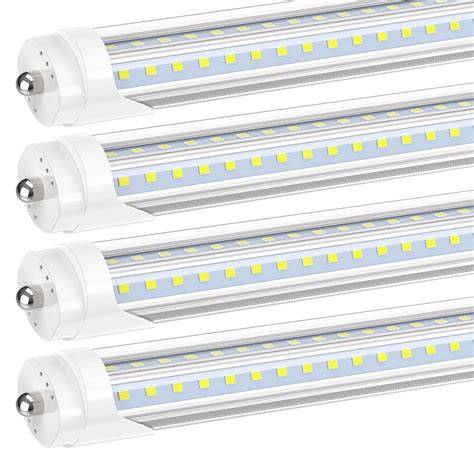 JESLED T8 T10 T12 8FT LED Light Bulbs Single Pin Fa8 Base 8 Foot LED