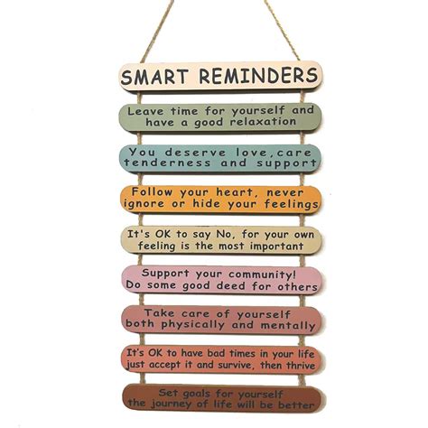 Mental Health Reminders Positive Affirmations Posters Psychology Wall