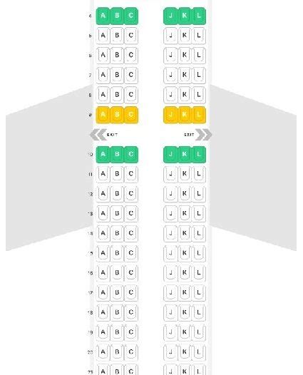 American Airlines A319 Seat Map