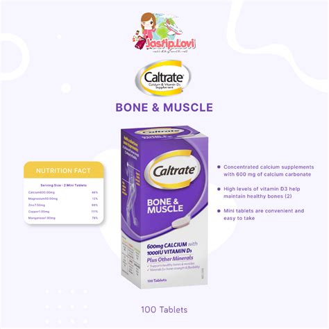 Jual Caltrate Bone And Muscle Calcium Vitamin D3 Original Import