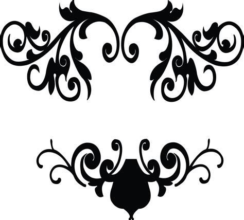 Flourish Svg Scrolls Svg Swirls Svg Silhouette Cameo Etsy