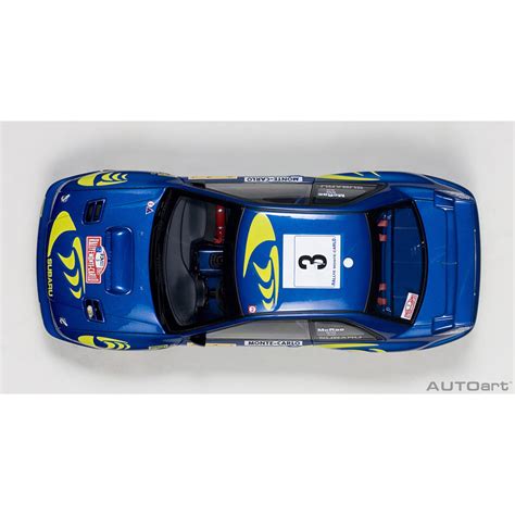 Autoart Subaru Impreza Wrc Rally Of Monte Carlo Model