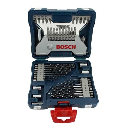 Jogo De Brocas E Bits Pe As Bosch X Line Profissional Bosch