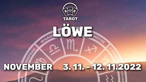 Löwe Sonnige Zeiten 3 11 12 11 22 Tarot Legung November