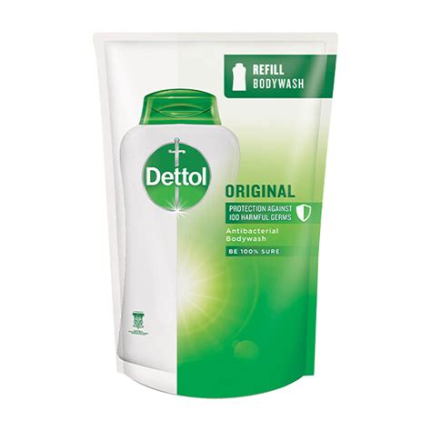 Dettol Shower Gel Antibacterial Body Wash Refill Pouch Original 450ml