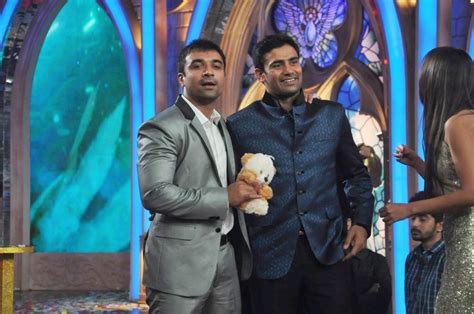 Ajaz Khan With Sangram Singh At The BIGG BOSS Season 7 Grand Finale In