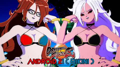 Android In A Bikini Dragon Ball Fighterz Mod P Fps Youtube