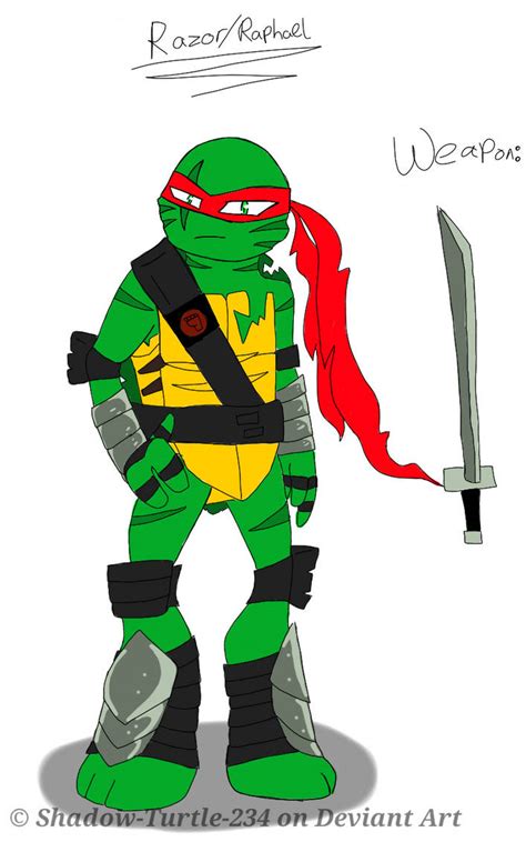 Tmnt Razorraph Turtle Of The Foot Reference By Shade Tee 234 On