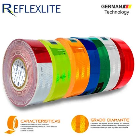 Cinta Reflectiva Pulgadas Cm X Mts Reflexlite Tell Se Ales