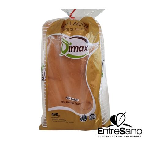 Pan Lactal S Tacc 490 Gr Dimax Entresano