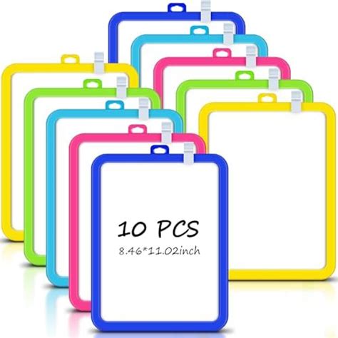 Amazon Outus 10 Pcs Mini White Boards 8 5 X 11 Mini Magnetic