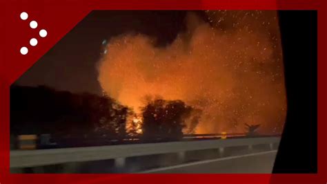 Incendi In Sicilia Fiamme Raggiungono L Autostrada A29 All Altezza Di