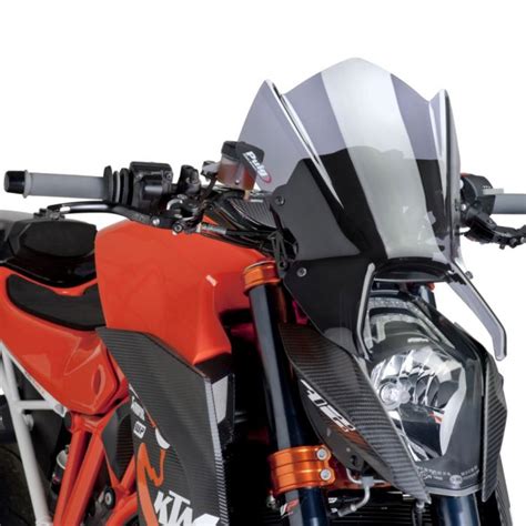 Puig Naked New Generation Windshield Sport Light Smoke H Ktm