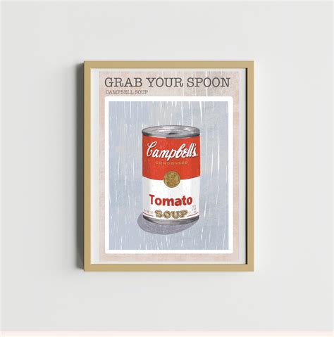 Campbell Soup Poster, Andy Warhol Print Download, Vintage Poster - Etsy