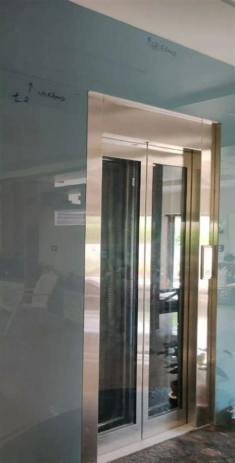 50 Hz Stainless Steel Hydraulic Passenger Elevator Maximum Speed 1 5