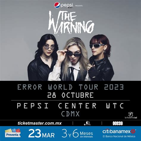 The Warning On Twitter Preventa Ma Ana Est N Listos Cdmx Pepsimex