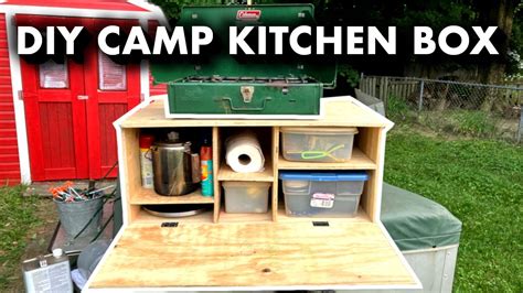 Design Build A Chuck Box For Camp One Sheet Of Plywood Organize