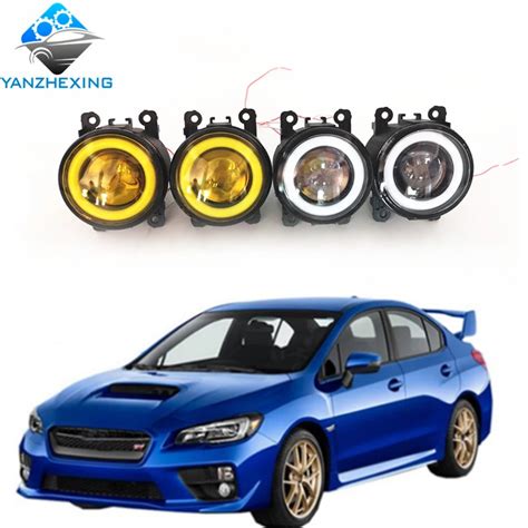 2pcs Hight Quality NEW Angel Eyes Car Styling LED Fog Lights For Subaru