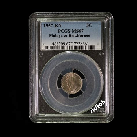 St Malaya British Borneo Kn Cent Pcgs Ms Kings Norton Mint