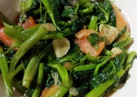 Resep Tumis Kangkung Terasi Kampung Oleh Nadya Haqq Cookpad