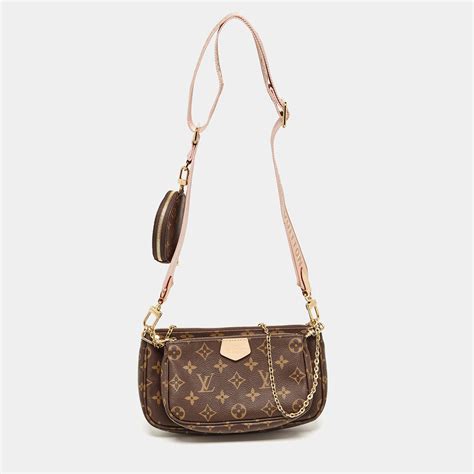 Louis Vuitton Rose Clair Monogram Canvas Multi Pochette Accessoires