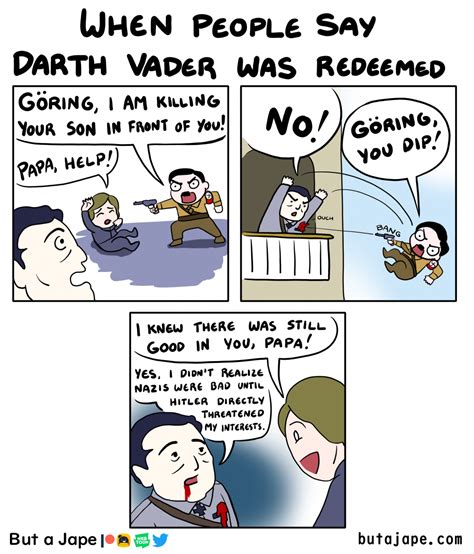 Darth Vader’s Redemption - But a Jape