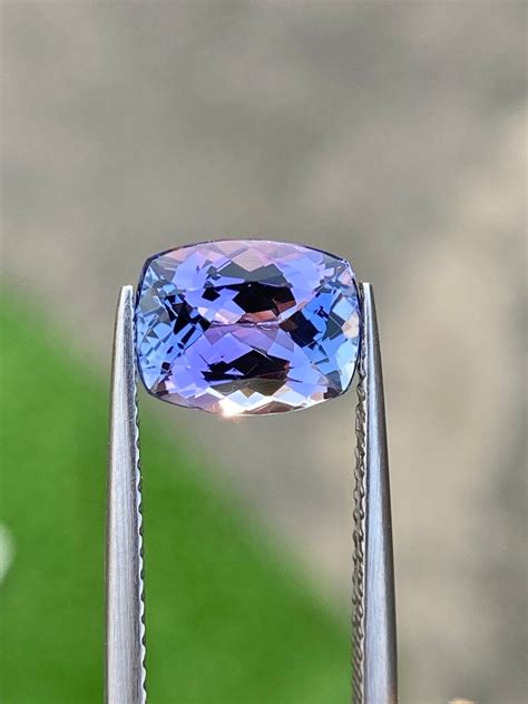 Natural Tanzanite Beautiful Mermaid Color Long Cushion Etsy