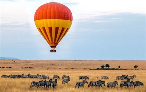 Hot Air Balloon Safari At Maasai Mara