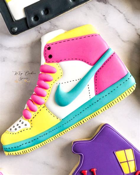 Shoe Cookies Custom Cookies Sugar Cookies Nike Shoes Sneakers Nike